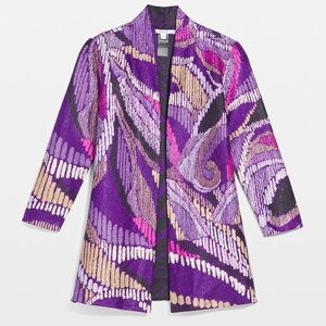 Chico's Rio Reversible Crushed Jacket